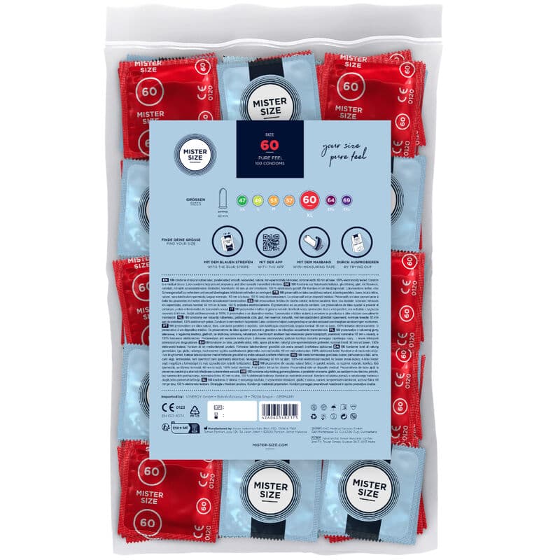 MISTER SIZE - CONDOM SIZE XL 60 MM (100 UNITS) thumb 2