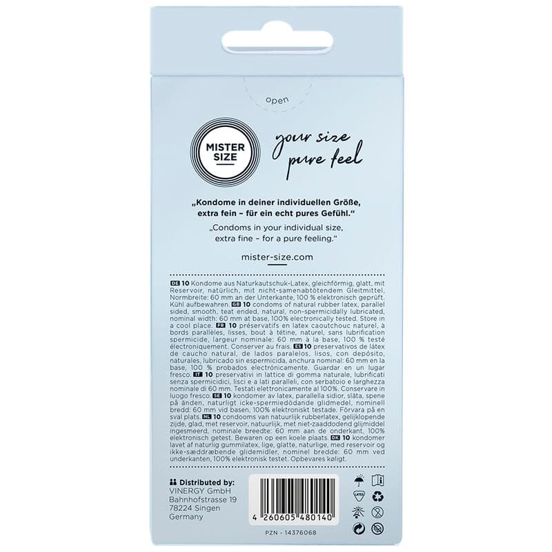 MISTER SIZE - CONDOM SIZE XL 60 MM (10 UNITS) thumb 3