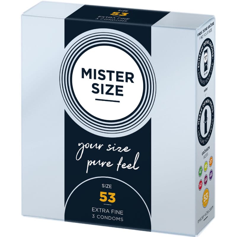 MISTER SIZE - CONDOM SIZE M 53 MM (3 UNITS) thumb 2