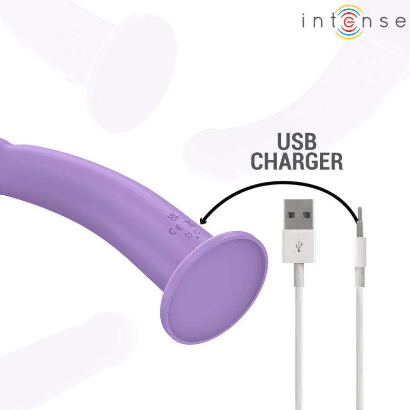 INTENSE - EDDIE VIBRATOR 17.5 CM 10 VIBRATIONS PURPLE REMOTE CONTROL thumb 6