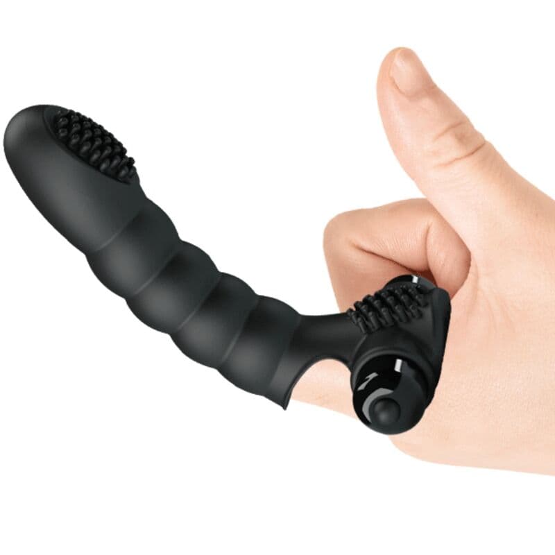 PRETTY LOVE - ALEXANDER FINGER VIBRATOR 10 VIBRATIONS BLACK thumb 3