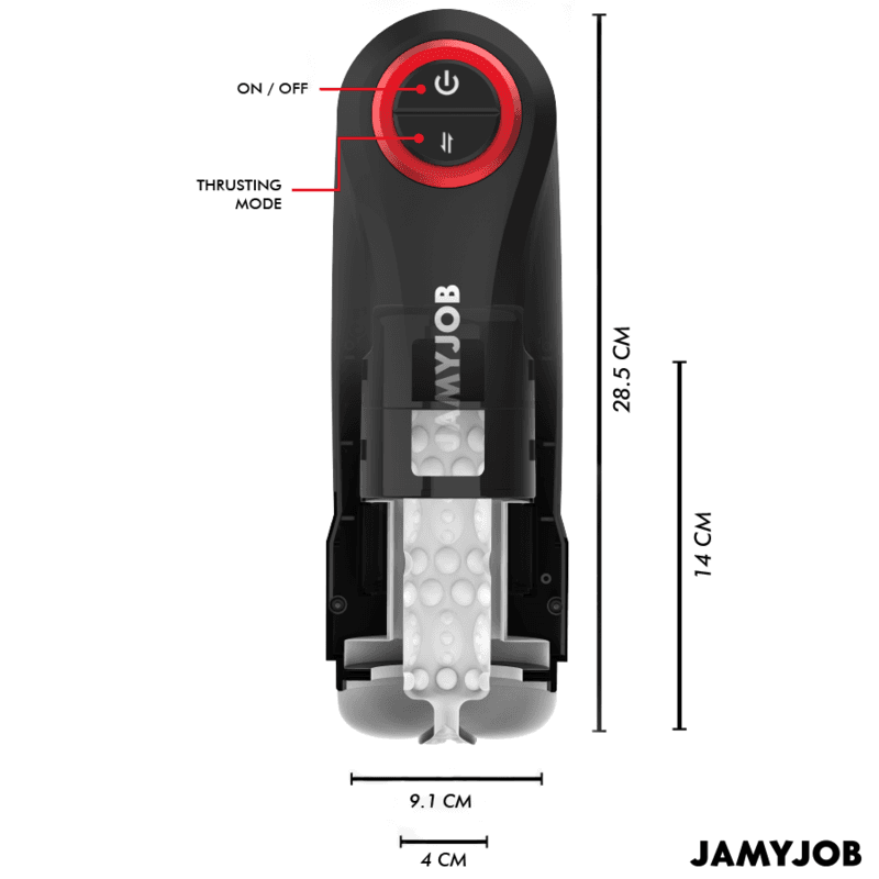 JAMYJOB - GRAVITY AUTOMATIC VAGINA MASTURBATOR 5 THRUSTING MODES AND SOUND EFFECT thumb 3