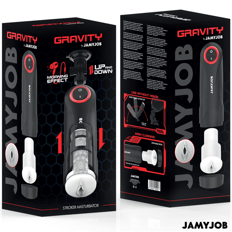 JAMYJOB - GRAVITY AUTOMATIC VAGINA MASTURBATOR 5 THRUSTING MODES AND SOUND EFFECT thumb 7