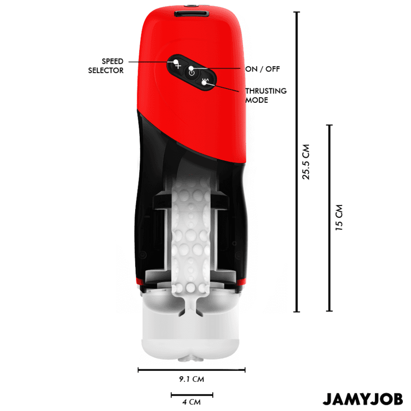 JAMYJOB - XPEED AUTOMATIC VAGINA MASTURBATOR 5 THRUSTING MODES AND SOUND EFFECT thumb 3