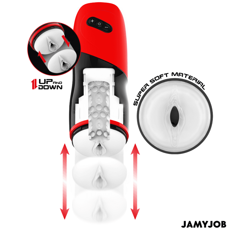 JAMYJOB - XPEED AUTOMATIC VAGINA MASTURBATOR 5 THRUSTING MODES AND SOUND EFFECT thumb 2