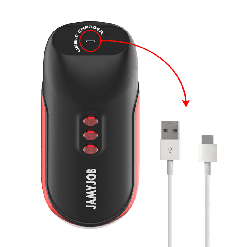 JAMYJOB - BLAZE AUTOMATIC MOUTH MASTURBATOR 5 SUCTION AND VIBRATION MODES thumb 6