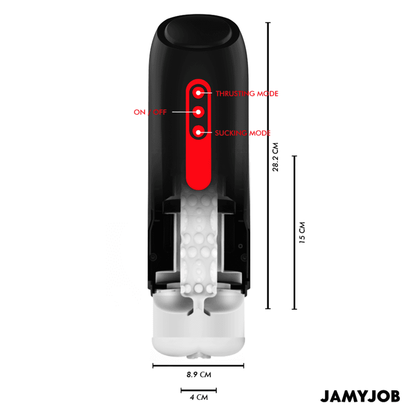 JAMYJOB - PHANTOM AUTOMATIC VAGINA MASTURBATOR 5 SUCTION AND THRUST MODES thumb 4