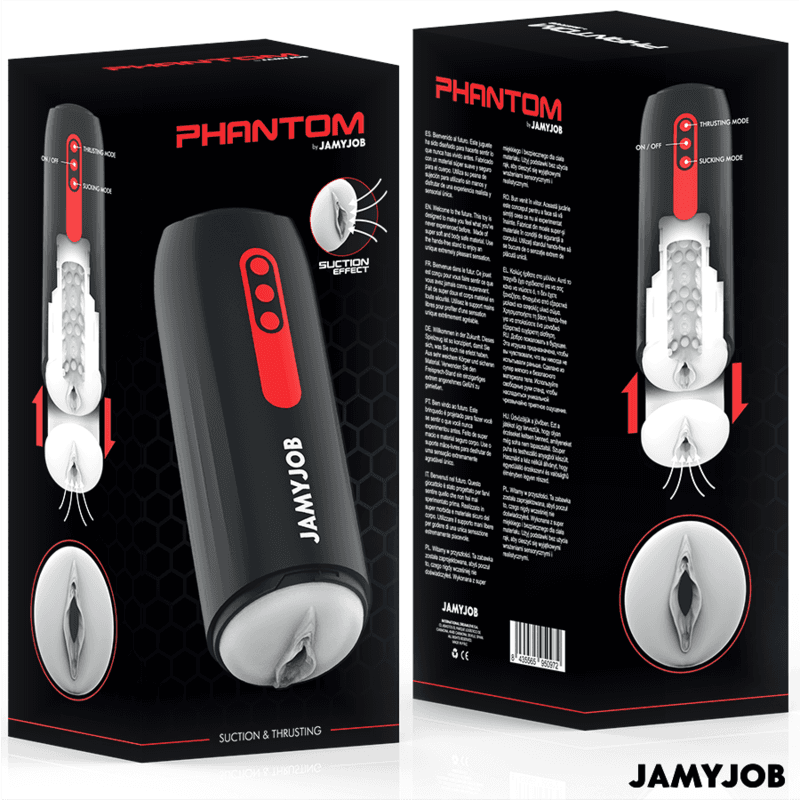 JAMYJOB - PHANTOM AUTOMATIC VAGINA MASTURBATOR 5 SUCTION AND THRUST MODES thumb 7