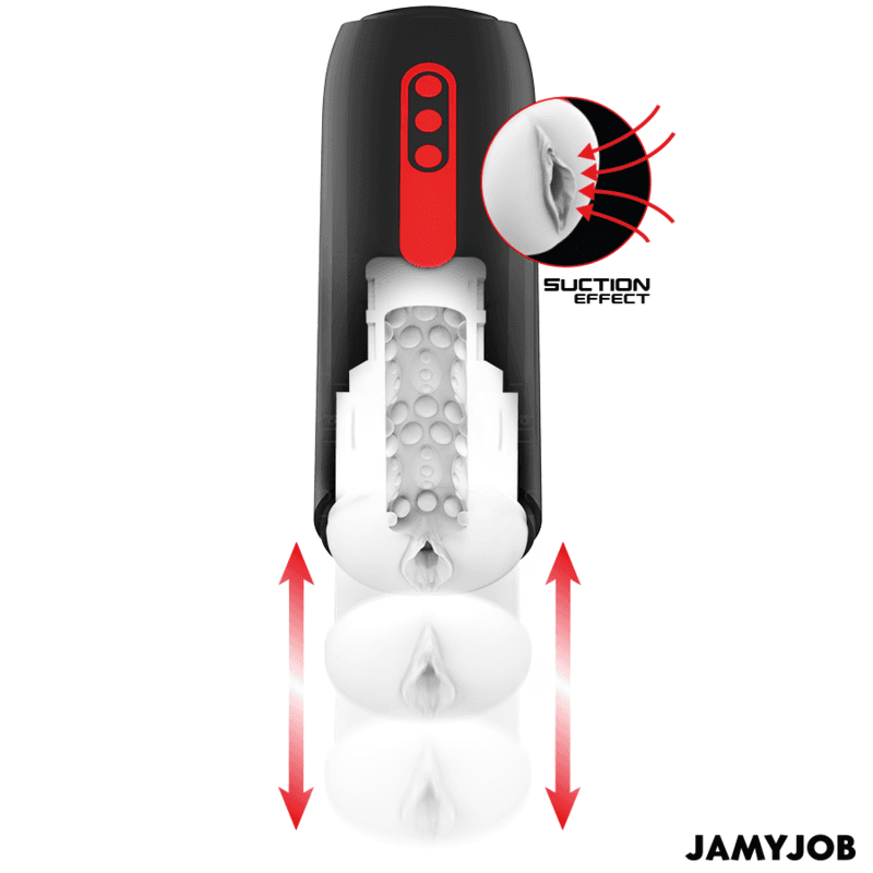 JAMYJOB - PHANTOM AUTOMATIC VAGINA MASTURBATOR 5 SUCTION AND THRUST MODES thumb 3
