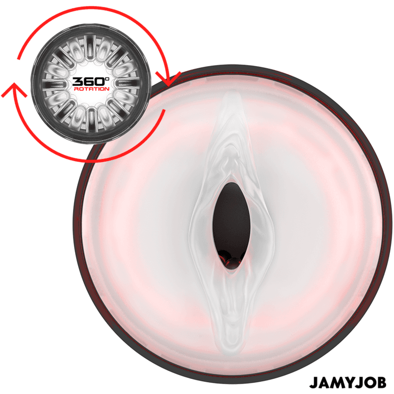 JAMYJOB - CYCLONE AUTOMATIC VAGINA MASTURBATOR 10 ROTATION AND THRUST MODES thumb 6