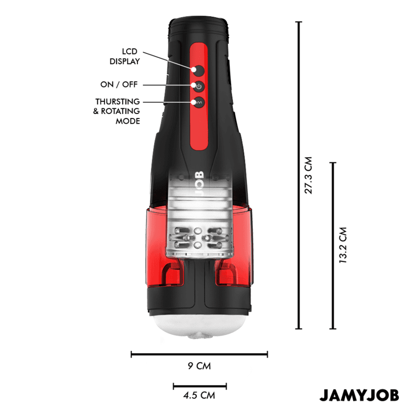 JAMYJOB - CYCLONE AUTOMATIC VAGINA MASTURBATOR 10 ROTATION AND THRUST MODES thumb 3