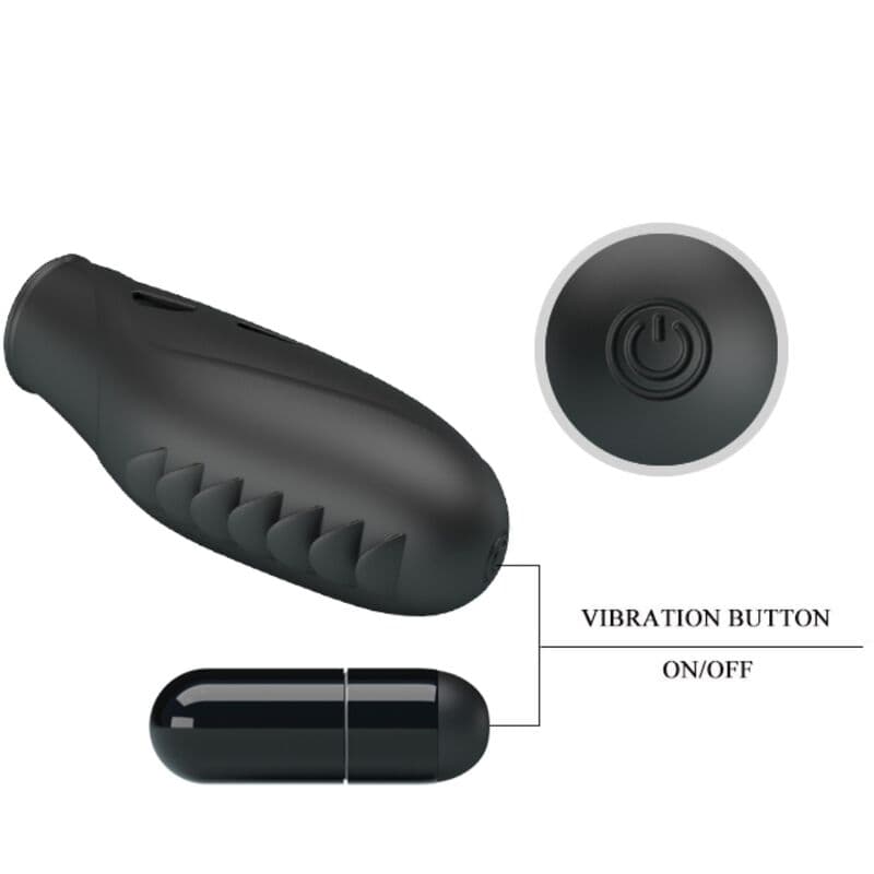 PRETTY LOVE - GILO SILICONE FINGER VIBRATOR BLACK thumb 5