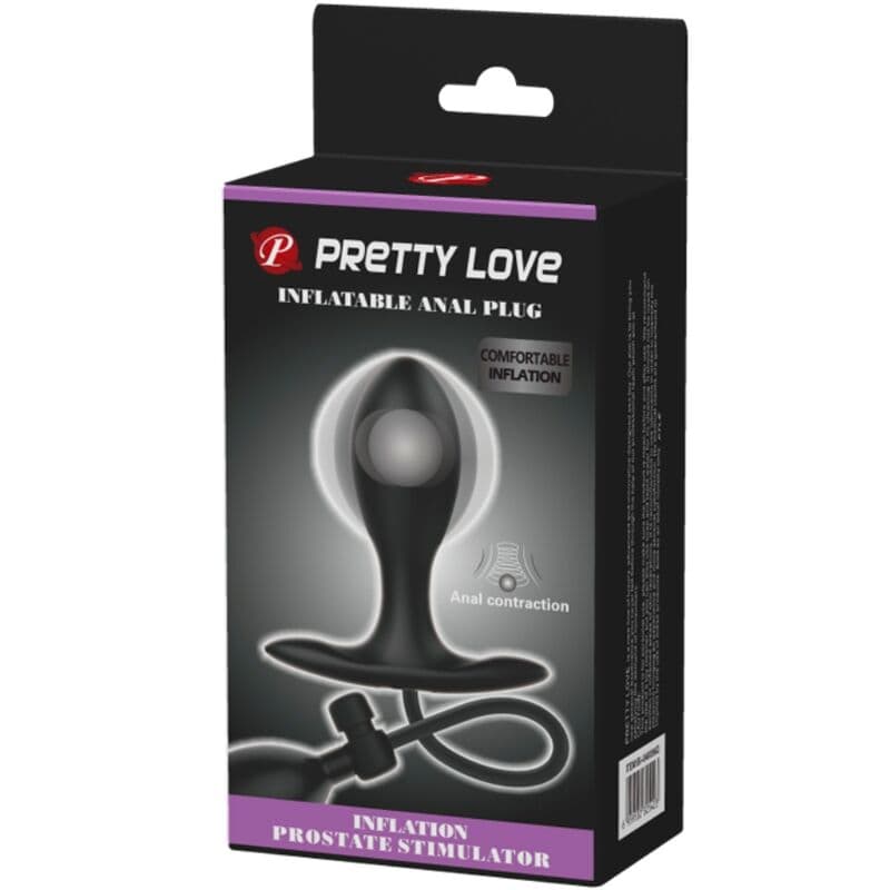 PRETTY LOVE - INFLATABLE ANAL PLUG BLACK thumb 7