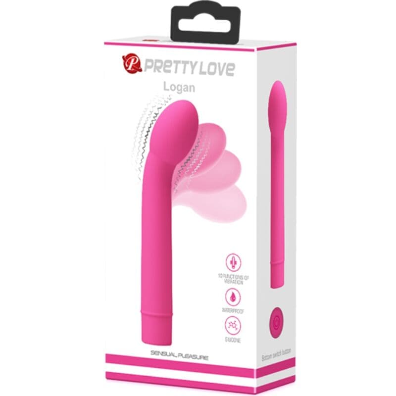 PRETTY LOVE - LOGAN G-SPOT VIBRATOR 10 VIBRATIONS PINK thumb 6