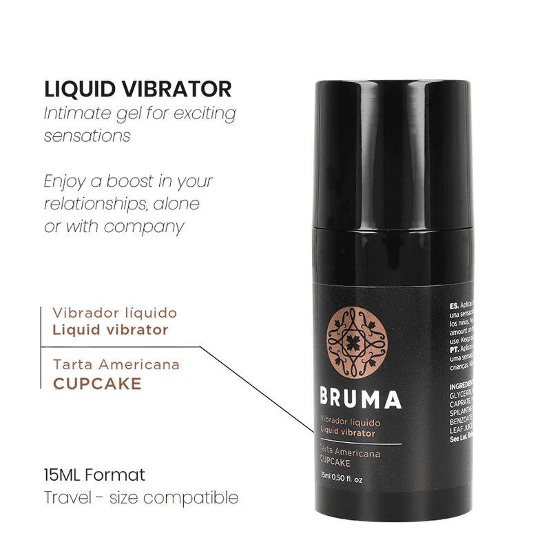 BRUMA - LIQUID VIBRATOR ULTRA SLIDING CUPCAKE 15 ML thumb 3