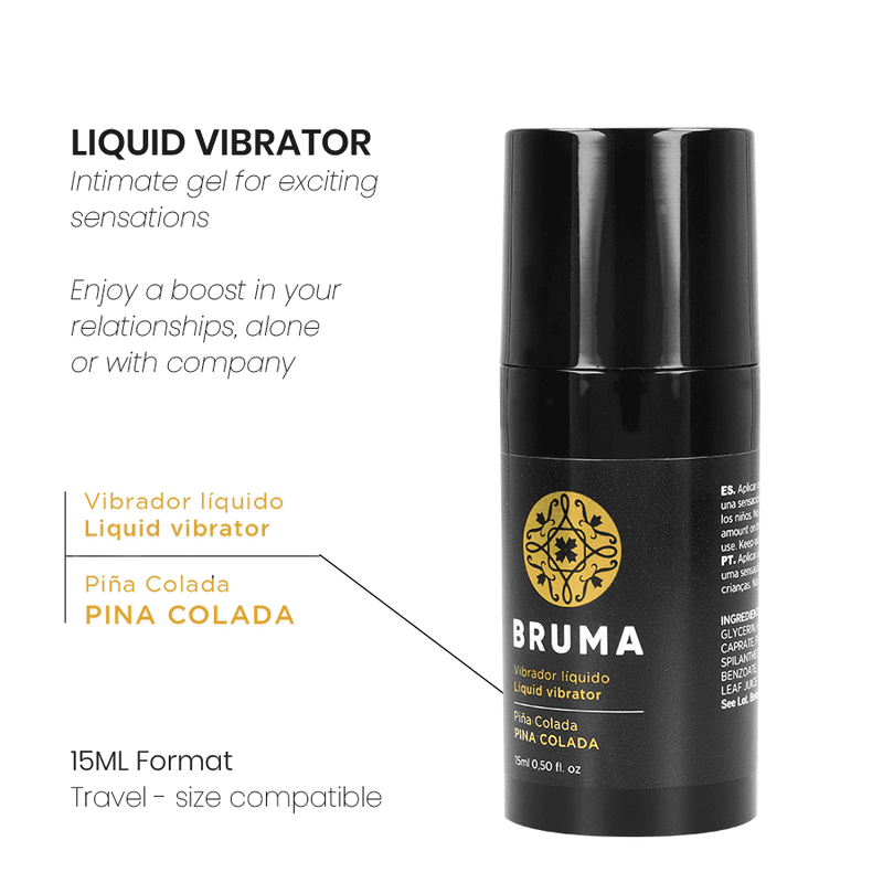 BRUMA - LIQUID VIBRATOR ULTRA SLIDING PINA COLADA 15 ML thumb 3