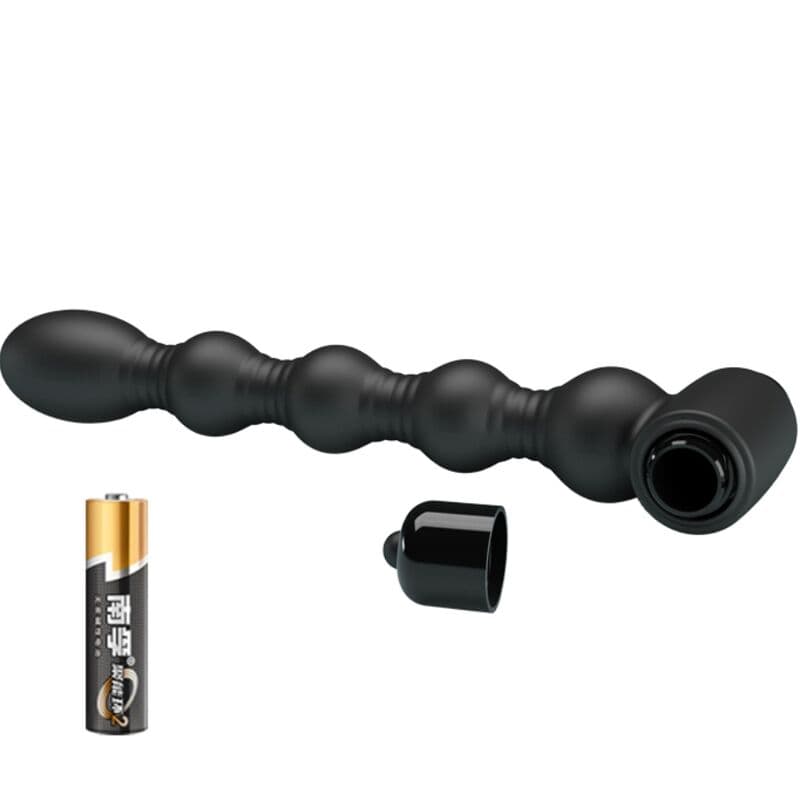 PRETTY LOVE - LYNN SILICONE ANAL PLUG 10 VIBRATIONS BLACK thumb 4