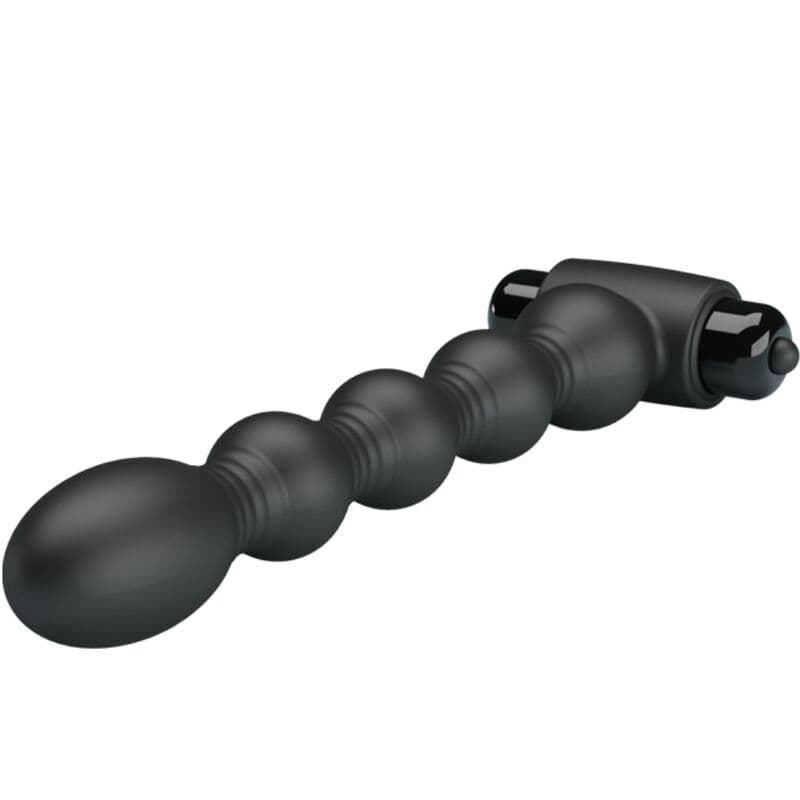 PRETTY LOVE - LYNN SILICONE ANAL PLUG 10 VIBRATIONS BLACK thumb 2