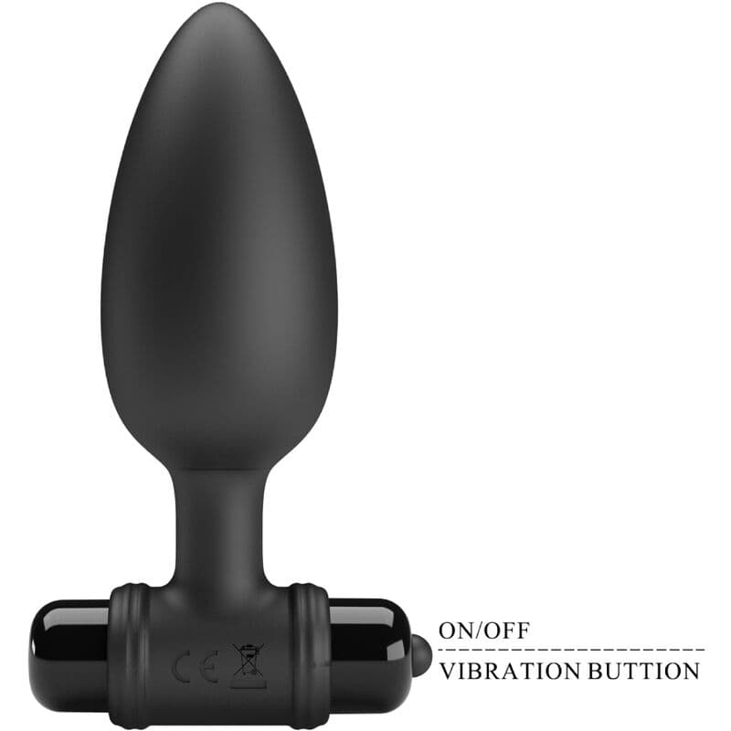 PRETTY LOVE - VIBRA BUTT PLUG 2 ANAL PLUG 10 VIBRATIONS BLACK thumb 4