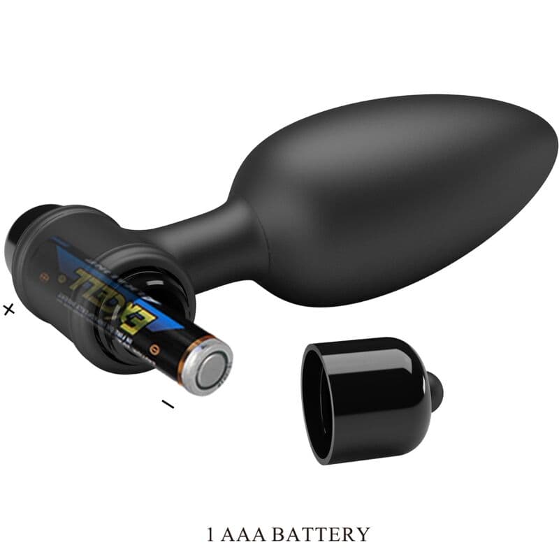 PRETTY LOVE - VIBRA BUTT PLUG 2 ANAL PLUG 10 VIBRATIONS BLACK thumb 5