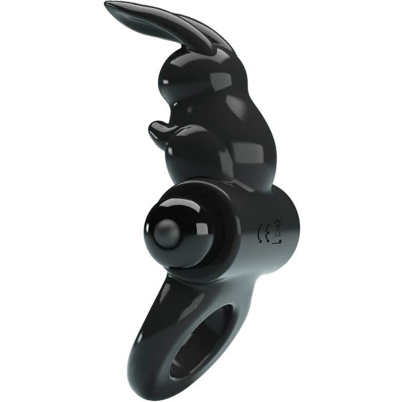 PRETTY LOVE - EXCITING RING RABBIT VIBRATOR RING 10 VIBRATIONS BLACK thumb 2