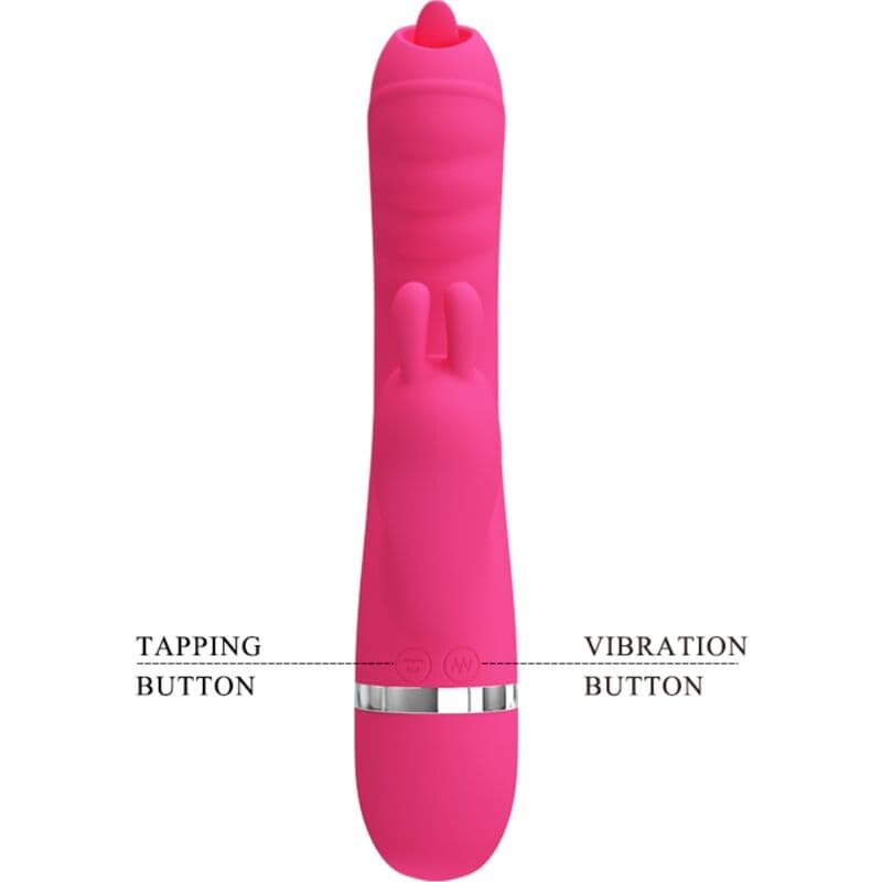PRETTY LOVE - PHOENIX MULTIFUNCTION RABBIT VIBRATOR PINK thumb 4