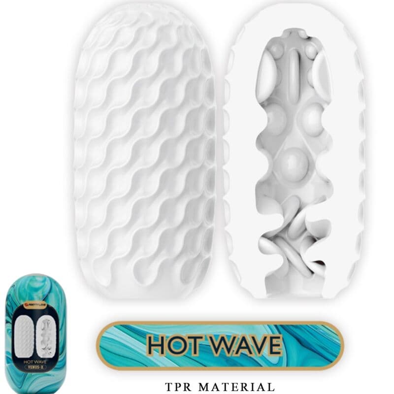 PRETTY LOVE - VENUS X 15 SILICONE MALE MASTURBATORS WHITE thumb 3