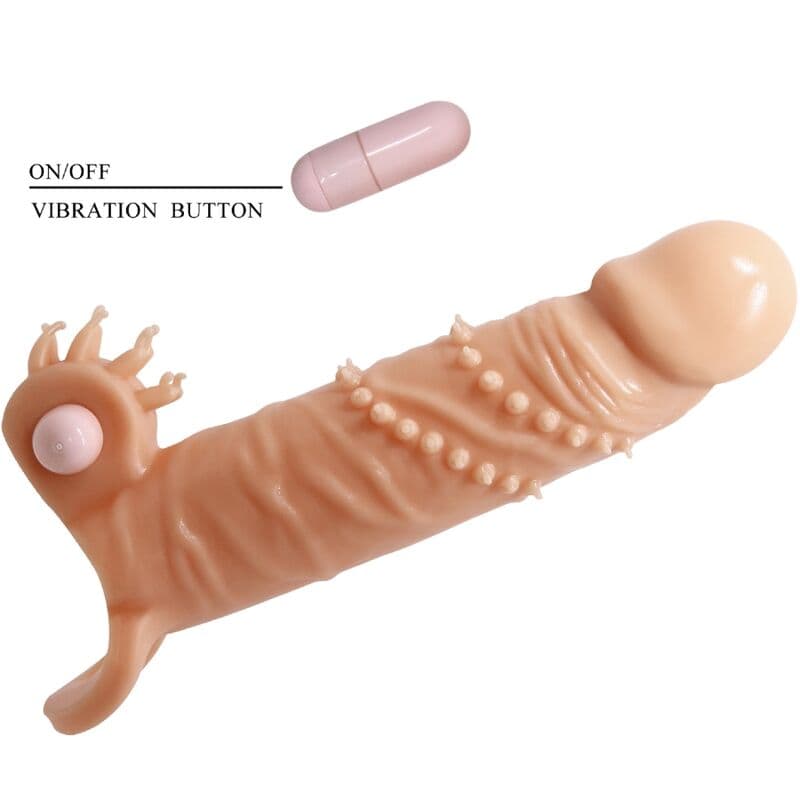 PRETTY LOVE - CONNOR PENIS SLEEVE + CLITORIS STIMULATOR FLESH thumb 5