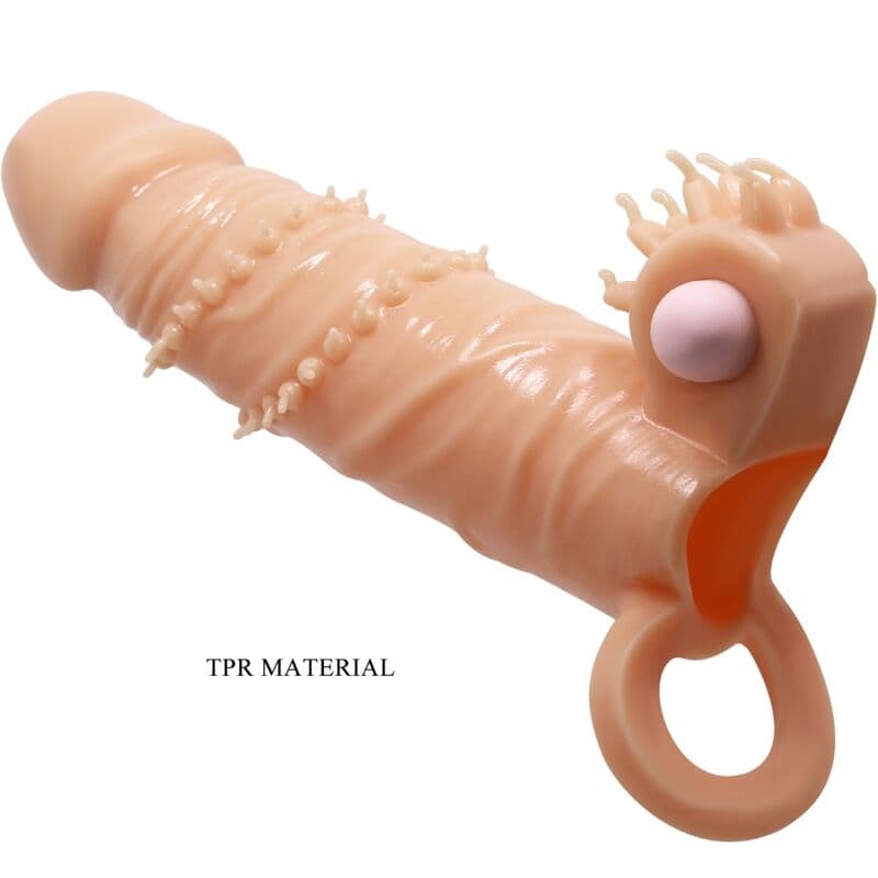 PRETTY LOVE - CONNOR PENIS SLEEVE + CLITORIS STIMULATOR FLESH thumb 3