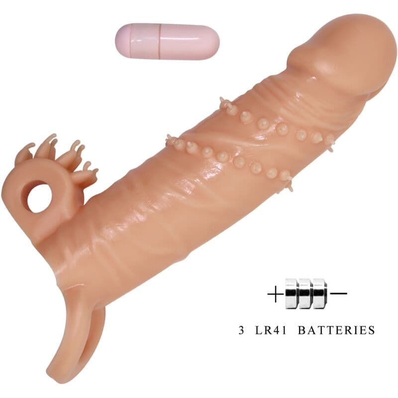 PRETTY LOVE - CONNOR PENIS SLEEVE + CLITORIS STIMULATOR FLESH thumb 4