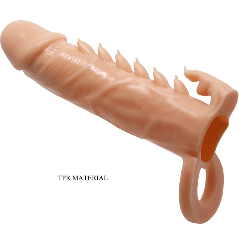 PRETTY LOVE - EMMIT PENIS SLEEVE + CLITORIS STIMULATOR FLESH thumb 2