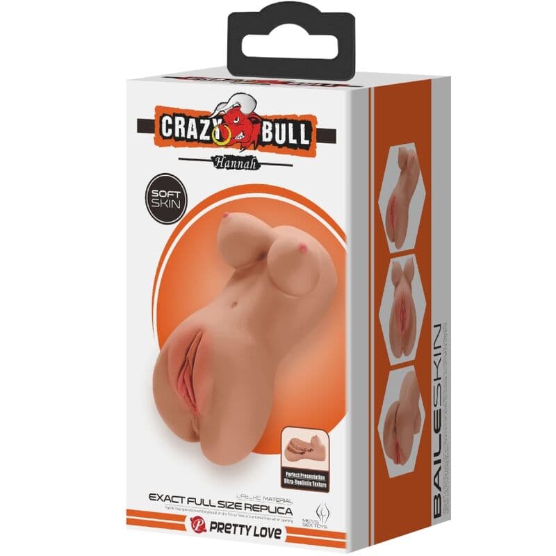 CRAZY BULL - HANNAH DOUBLE MASTURBATOR VAGINA & ANUS REALISTIC MULATTO thumb 5