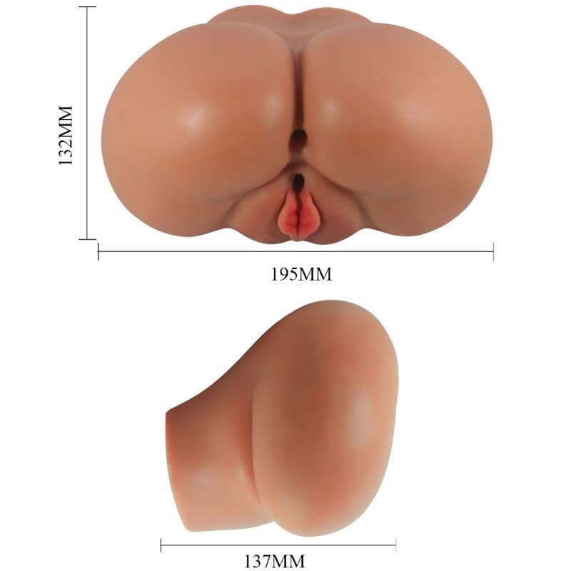 CRAZY BULL - LUNA VIBRATOR BUTT WITH REALISTIC VAGINA AND ANUS CONTROL REMOTO thumb 7