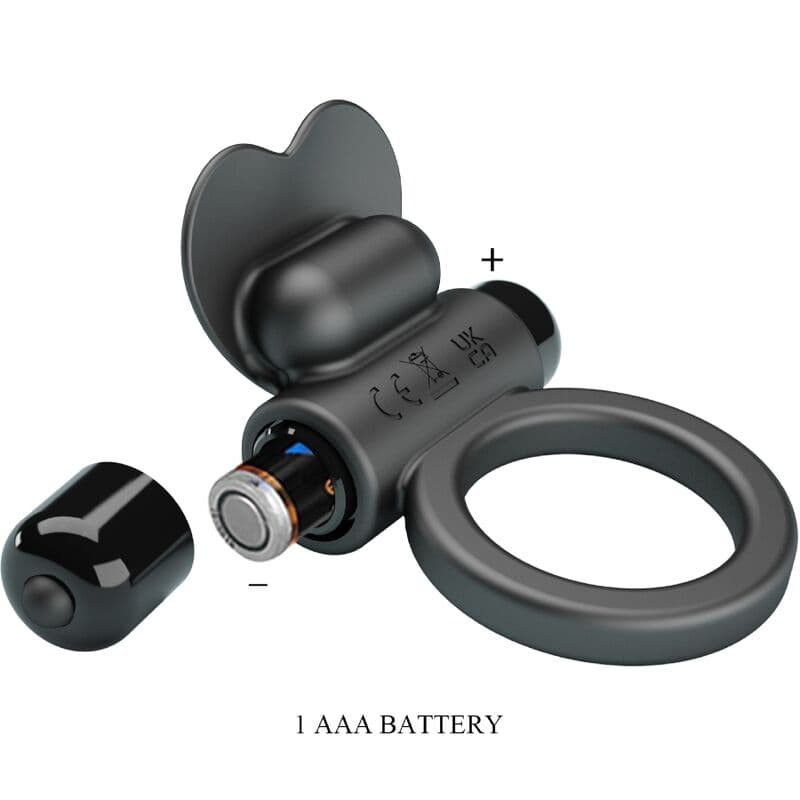 PRETTY LOVE - DEBONAIRE VIBRATING RING RABBIT 10 VIBRATIONS BLACK thumb 6