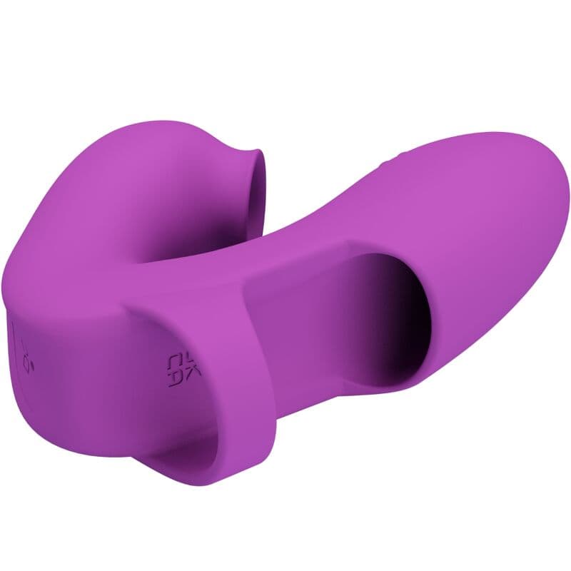 PRETTY LOVE - ATHENA FINGER VIBRATOR WITH CLITORIS STIMULATOR PURPLE thumb 3