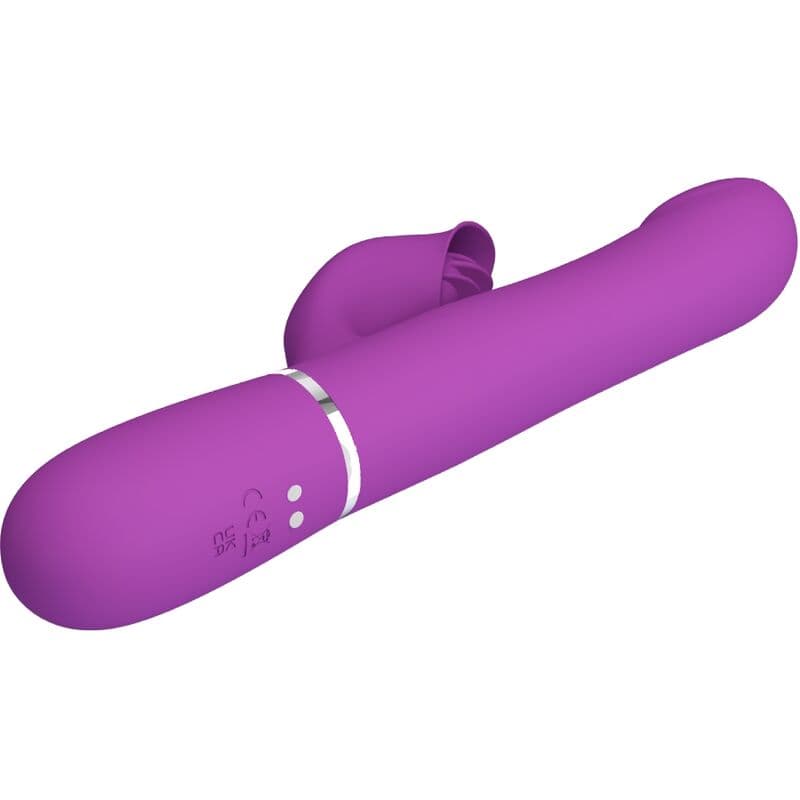 PRETTY LOVE - 4 IN 1 MULTIFUNCTION VIBRATOR & STIMULATOR PURPLE thumb 3