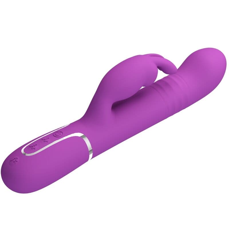 PRETTY LOVE - COALE 4 IN 1 MULTIFUNCTION RABBIT VIBRATOR  PURPLE thumb 3