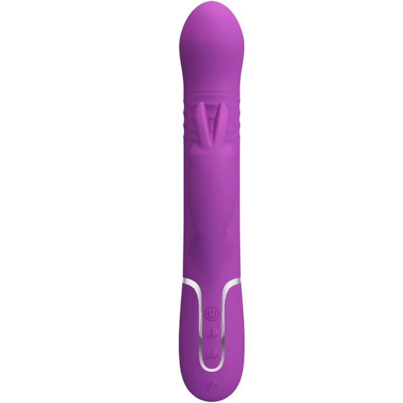PRETTY LOVE - COALE 4 IN 1 MULTIFUNCTION RABBIT VIBRATOR  PURPLE thumb 2