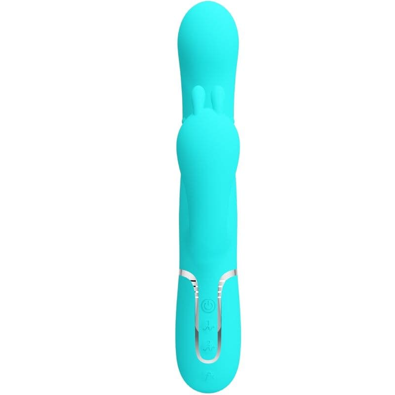 PRETTY LOVE - CAMMY 4 IN 1 MULTIFUNCTION TRIPPLE RABBIT VIBRATOR  BLUE thumb 2