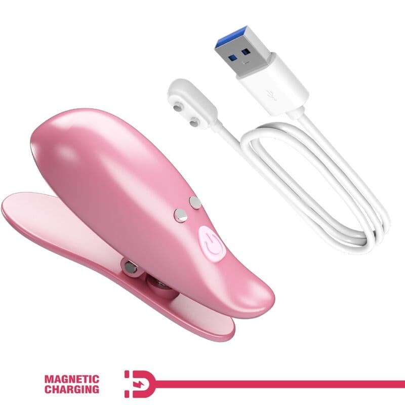 PRETTY LOVE - CAILEY NIPPLE CLAMPS 10 VIBRATIONS REMOTE CONTROL PINK thumb 7