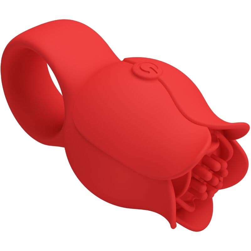 PRETTY LOVE - JAE ROSE SHAPED FINGER VIBRATOR 10 VIBRATIONS RED thumb 4
