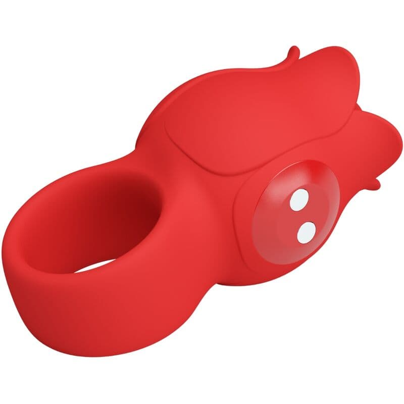PRETTY LOVE - JAE ROSE SHAPED FINGER VIBRATOR 10 VIBRATIONS RED thumb 5