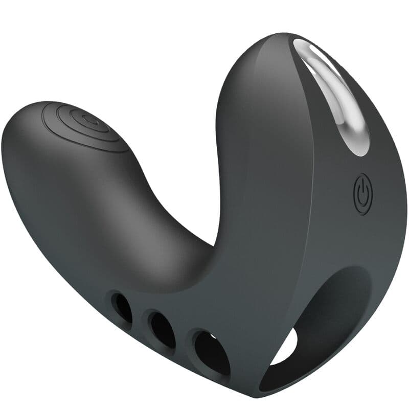 PRETTY LOVE - CAMELIA FINGER VIBRATOR 7 VIBRATIONS BLACK thumb 2