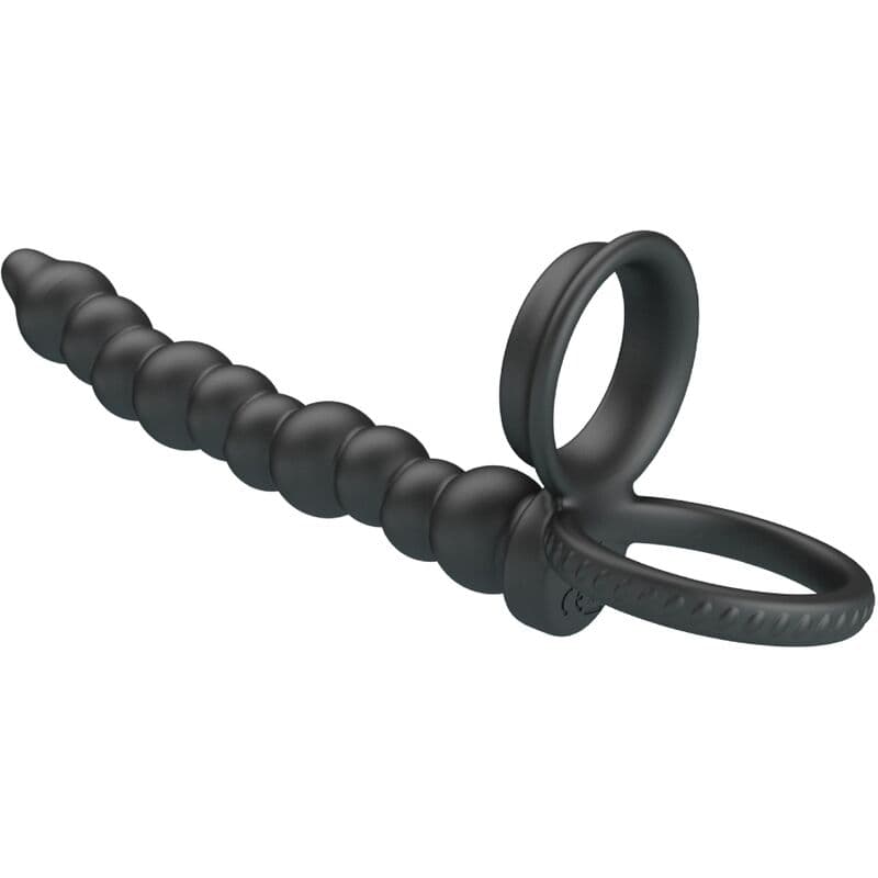 PRETTY LOVE - DILLION DOUBLE PENETRATION COCK RING BLACK thumb 4