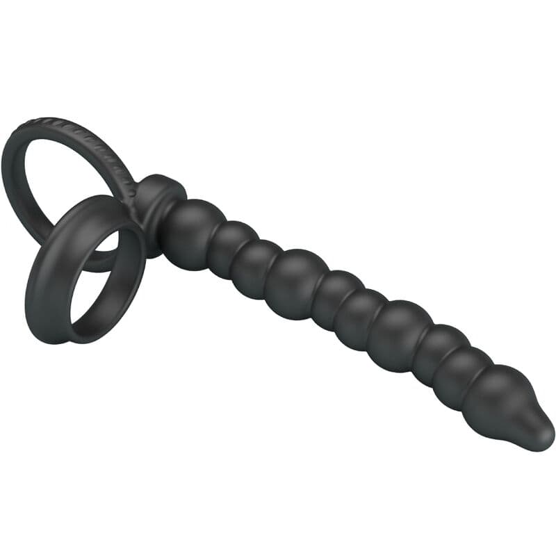 PRETTY LOVE - DILLION DOUBLE PENETRATION COCK RING BLACK thumb 5