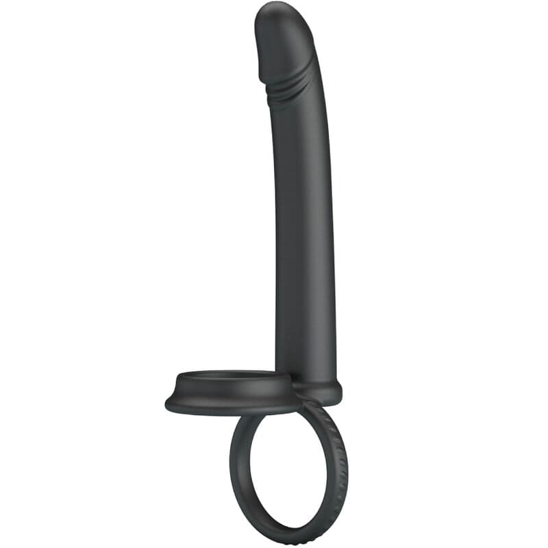 PRETTY LOVE - DILLION DOUBLE PENETRATION DOUBLE COCK RING BLACK thumb 2