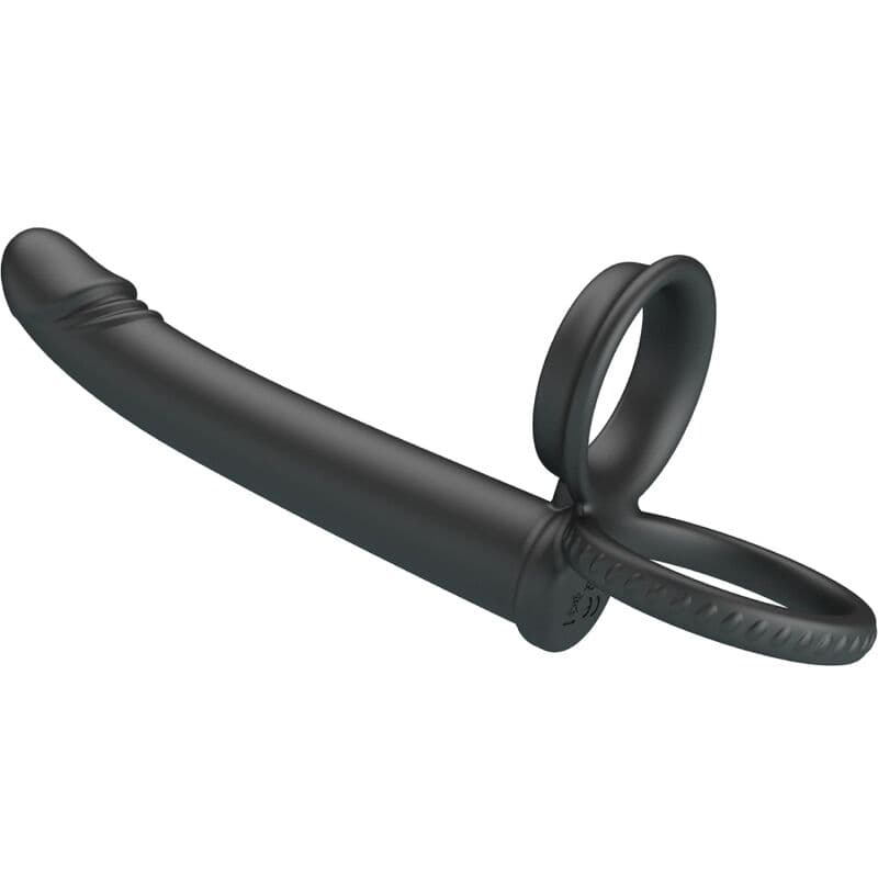 PRETTY LOVE - DILLION DOUBLE PENETRATION DOUBLE COCK RING BLACK thumb 4