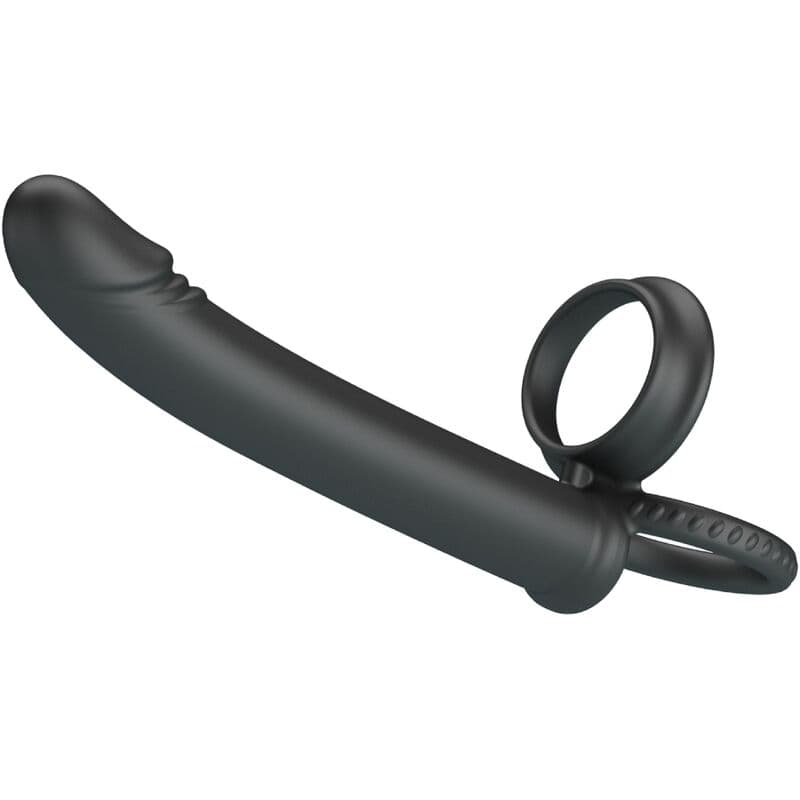 PRETTY LOVE - DILLION DOUBLE PENETRATION DOUBLE COCK RING BLACK thumb 5