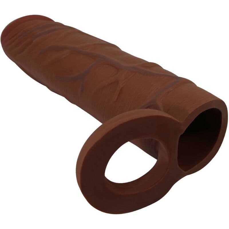 PRETTY LOVE - KAILE PENIS SLEEVE WITH 2.5 CM EXTENSION MULATTO thumb 3