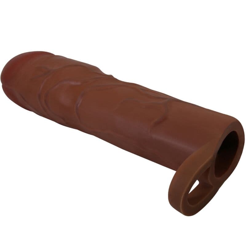 PRETTY LOVE - GERD PENIS SLEEVE WITH 7.6 CM EXTENSION MULATTO thumb 3